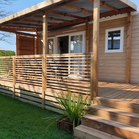 MOBILHOME 6 personas - Premium 3 dormitorios 2 baños TV Aire acondicionado