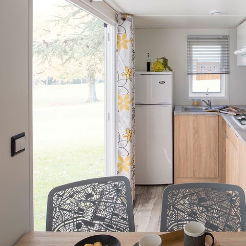 MOBILHOME 6 personas - Premium 3 dormitorios 2 baños TV Aire acondicionado