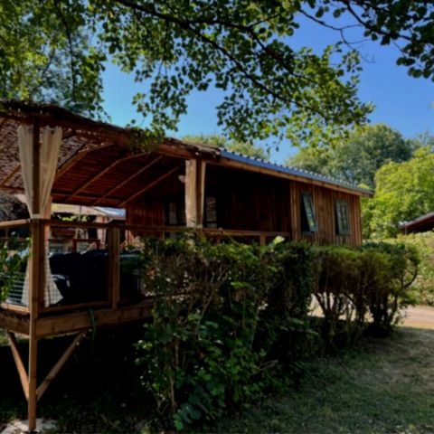 Chalet 3 persons - Woodcabin with Jacuzzi for 2 people