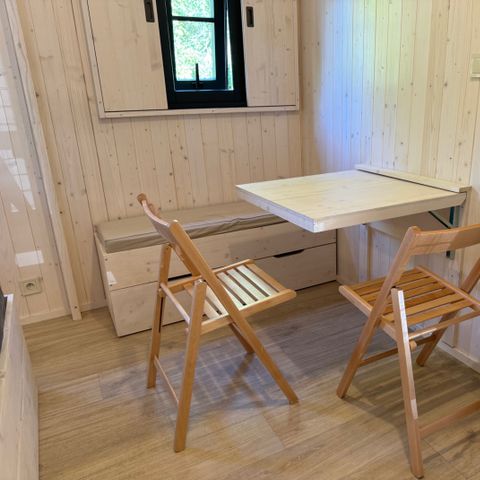 Chalet 3 Personen - Holzhütte mit Jacuzzi für 2 Personen