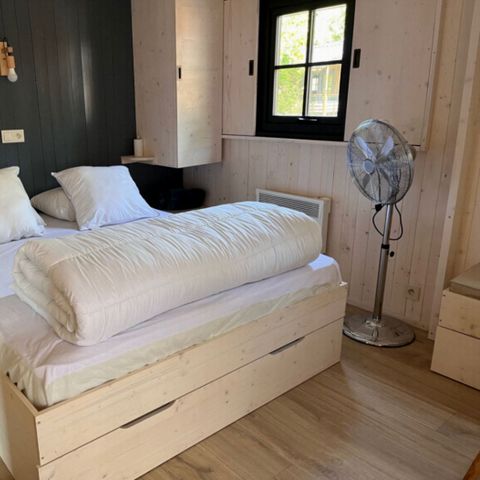 Chalet 3 personen - Holzhütte mit Jacuzzi für 2 Personen