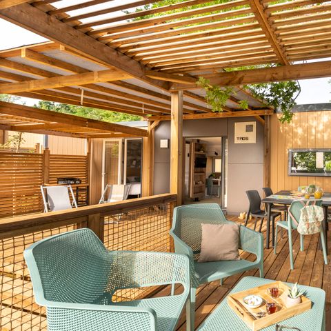 Stacaravan 6 personen - EXCLUSIEF 3 slaapkamers