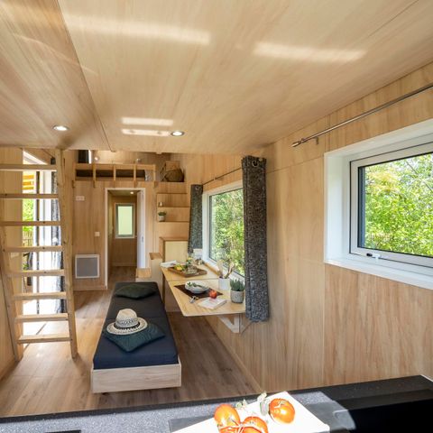 Accommodatie 4 personen - Tiny house PREMIUM- 2 slaapkamers