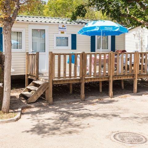 MOBILHOME 6 personnes -  Classic | 2 Ch. | 4/6 Pers. | Terrasse surélevée non couverte | Clim.