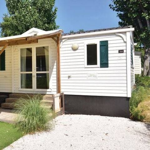 Mobilheim 8 personen - Classic | 3 Zi. | 6/8 Pers. | Erhöhte Terrasse | Klimaanlage