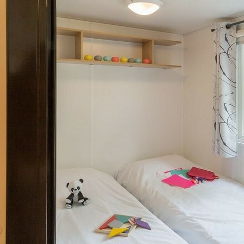 Stacaravan 6 personen - Premium 3 slaapkamers 2 badkamers Zitkamer zonder TV