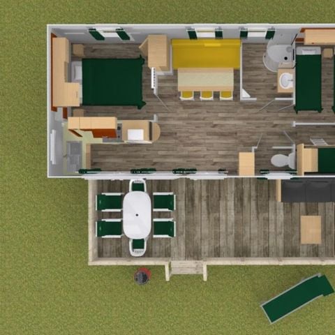 MOBILE HOME 6 people - Comfort Plus 3-bedroom Lounge