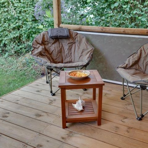 Canvas and wooden tent 5 persons - VICTORIA LODGE - without sanitary facilities 20 sqm