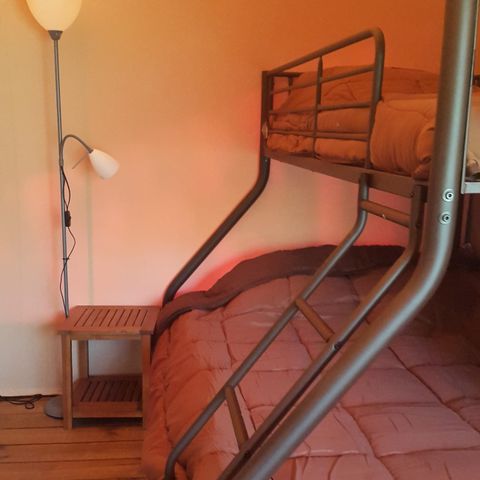 Canvas and wooden tent 5 persons - VICTORIA LODGE - without sanitary facilities 20 sqm