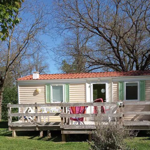 Mobile home 6 persons - 5/6 person mobile home with sanitary facilities and tv with covered terrace