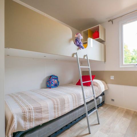 MOBILE HOME 6 people - Comfort XL | 3 Bedrooms | 6 Pers. | Raised terrace