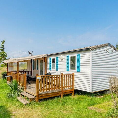BUNGALOW 6 personnes - Mobil-home | Classic | 3 Ch. | 6 Pers. | Terrasse surélevée | TV