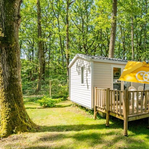 Bungalow 6 Personen - Mobilheim | Comfort | 2 Zi. | 4/6 Pers. | Nicht überdachte Hochterrasse