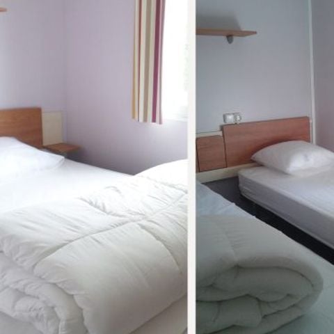 Stacaravan 8 personen - airconditioning - 3 slaapkamers