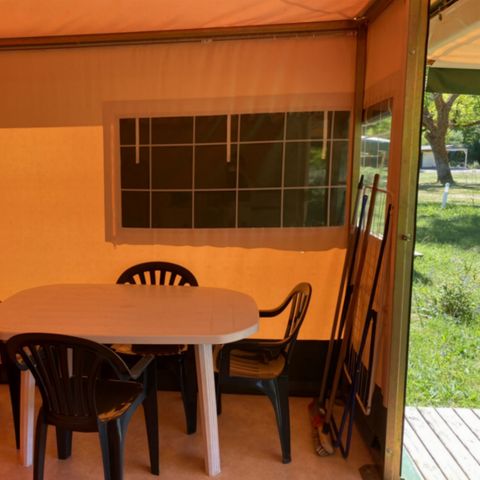 CANVAS BUNGALOW 4 people - 2 rooms (without sanitary facilities)