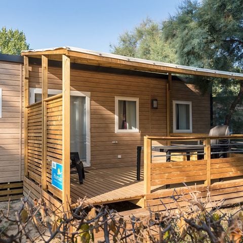 MOBILHOME 6 personnes - Premium | 3 Ch. | 6 Pers. | Terrasse Lounge | Clim. | TV