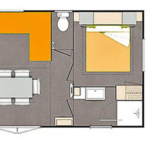 MOBILHOME 5 personas - ESPACIO