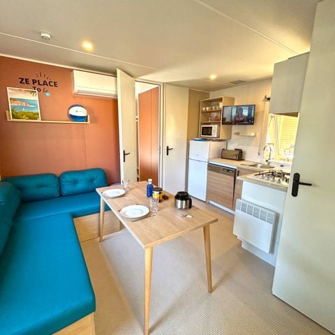 Mobile home 5 persons - Select TV LV Clim Plancha - 2bed - 4 ad+1child-12ans