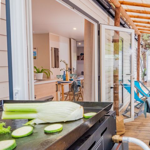 BUNGALOW 6 personnes -  Select TV LV Clim Plancha - 3 chambres - 6 pers.