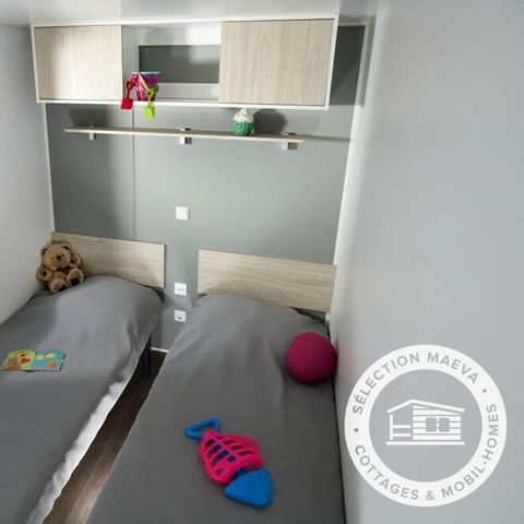Stacaravan 4 personen - 3 kamers 4 personen Airconditioning + TV