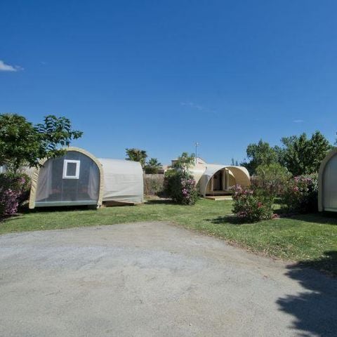 Tente en toile et en bois 4 personnes - C- Coco Lodge - 2 chambres 16m²
