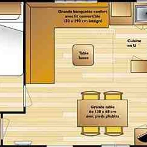Mobile home 6 persons - 4/6 persons