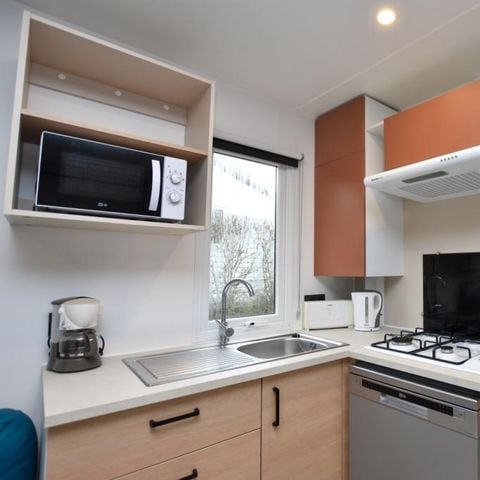 Stacaravan 6 personen - PREMIUM-serie – 3 slaapkamers – 6 personen – Airconditioning