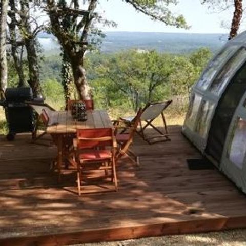 Unterkunft 4 personen - PANORAMISCHES DOME - Ohne Sanitäranlagen