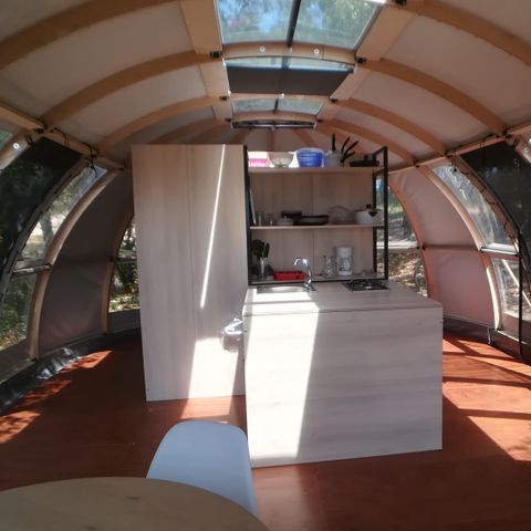 Unterkunft 4 personen - PANORAMISCHES DOME - Ohne Sanitäranlagen