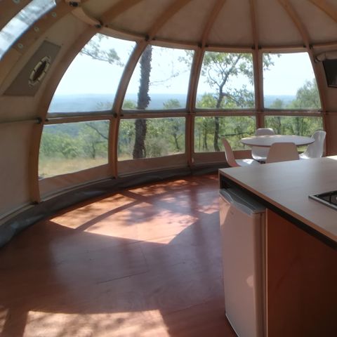 UNIEKE ACCOMMODATIE 4 personen - PANORAMISCHE DOME - Zonder sanitair