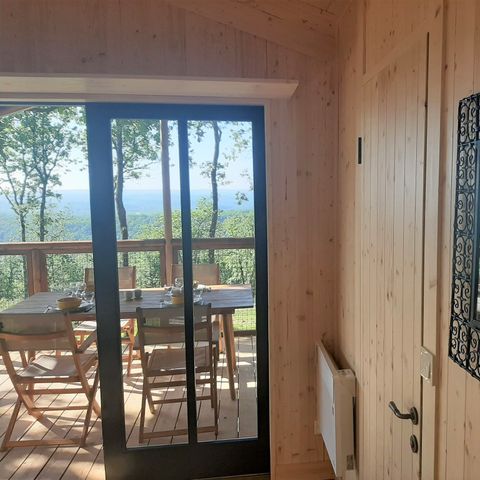 Chalet 7 personen - 2 HÜTTEN, DIE DURCH EINEN STEG MITEINANDER VERBUNDEN SIND
