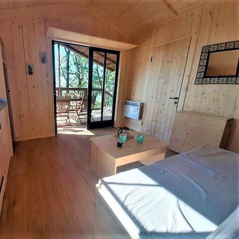 CHALET 7 personas - 2 CABAÑAS UNIDAS POR UNA PASARELA