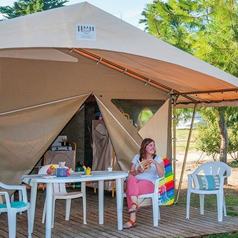 TENT 4 people - Explorer tent | 2 Bedrooms | 4 Pers. | Without bathroom