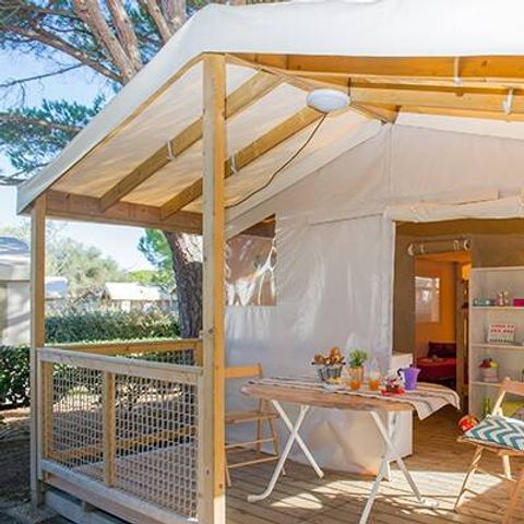 Lodge 5 persons - Eco Lodge Tent | 2 Bedrooms | 4/5 People | No bathroom