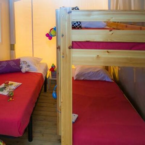 LODGE 5 personen - Eco Lodge Tent | 2 Slaapkamers | 4/5 Pers | Geen badkamer