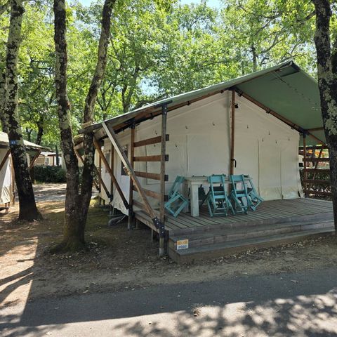 SafariZelt 4 Personen - Super Lodge Zelt | Comfort | 2 Schlafz. | 4 Pers. | Ohne Bad