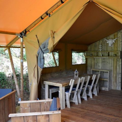 Tenda 4 persone - LODGE SAFARI con SPA