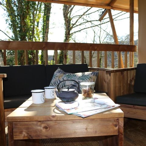 Tenda 4 persone - LODGE SAFARI con SPA