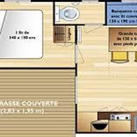 Mobile home 6 persons - PERDRIX