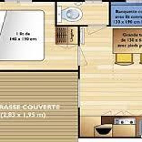 MOBILHOME 6 personnes - PERDRIX