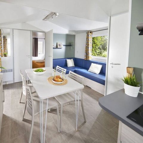 Mobilhome 4 personnes - Comfort | 2 Ch. | 4 Pers. | Terrasse surélevée | 1 SDB | Clim