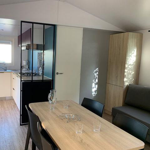 Stacaravan 6 personen - C- Caribische stacaravan - 2 slaapkamers