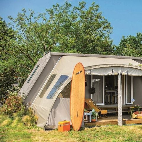 BUNGALOW DE LONA 2 personas - COCO DULCE (sin instalaciones sanitarias)
