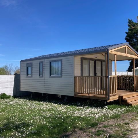 Stacaravan 4 personen - BERGAME DUO GRAND CONFORT - 25 m² - 2 slaapkamers