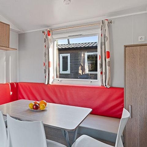 Mobilheim 6 Personen - Classic | 3 Schlafz. | 6 Pers. | Erhöhte Terrasse