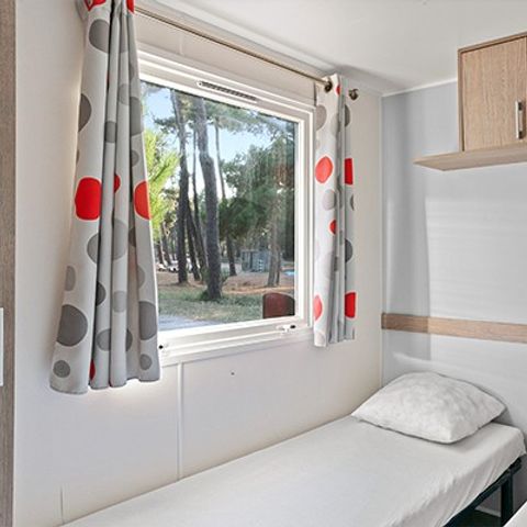 Mobilheim 6 Personen - Classic | 3 Schlafz. | 6 Pers. | Erhöhte Terrasse