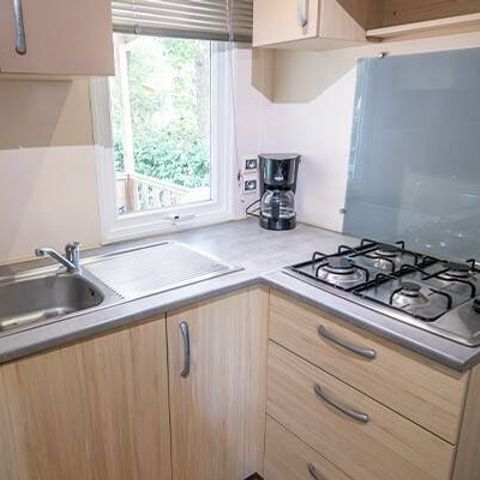 MOBILHOME 6 personnes - Comfort | 3 Ch. | 6 Pers. | Terrasse surélevée | Clim.
