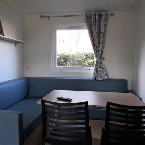 Mobile home 6 persons - COMFORT Mobile home 2bed. CATLEYA (2017) 27m² + Semi-covered terrace 4/6 pers.