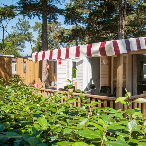 Mobile home 4 persons - ECO Mobile home 2bed. CORDOVA (2015) 27m² + Semi-covered terrace 4/6 pers.