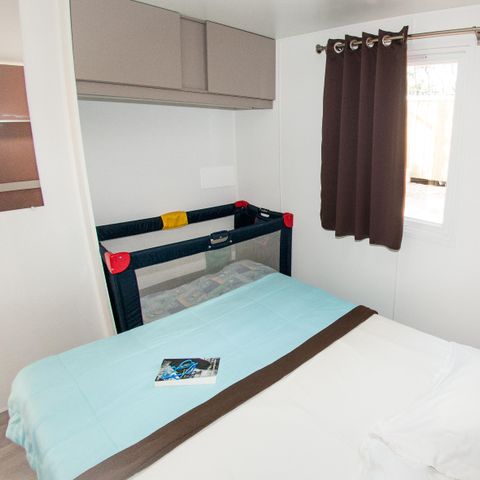 Mobile home 4 persons - ECO Mobile home 2bed. CORDOVA (2015) 27m² + Semi-covered terrace 4/6 pers.